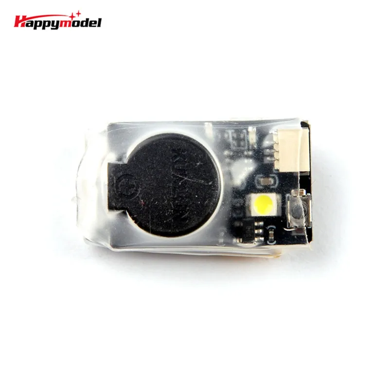 

Happymodel DT-B90 90dBi Finder Buzzer Alarm 4.5-9V Input Built-in Battery with LED Light for RC FPV Racing Drone Spare Parts