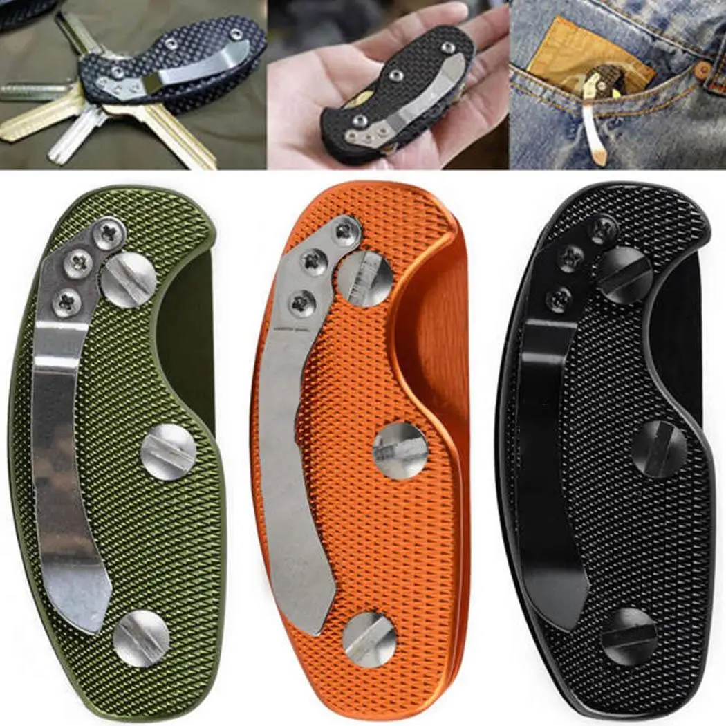 

EDC gear key keychain holder folder clamp pocket multi tool organizer collector smart clip kit bar gadget outdoor camp