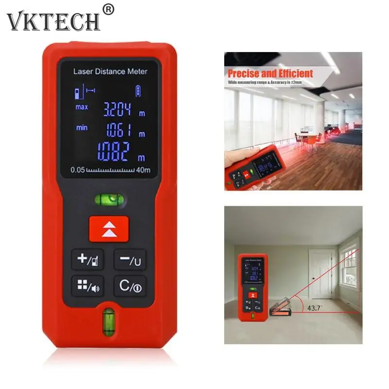 40m 60m 80m 100m Laser Rangefinder Digital Laser Distance Meter Tape Measurer Laser Range Finder Measuring Tool