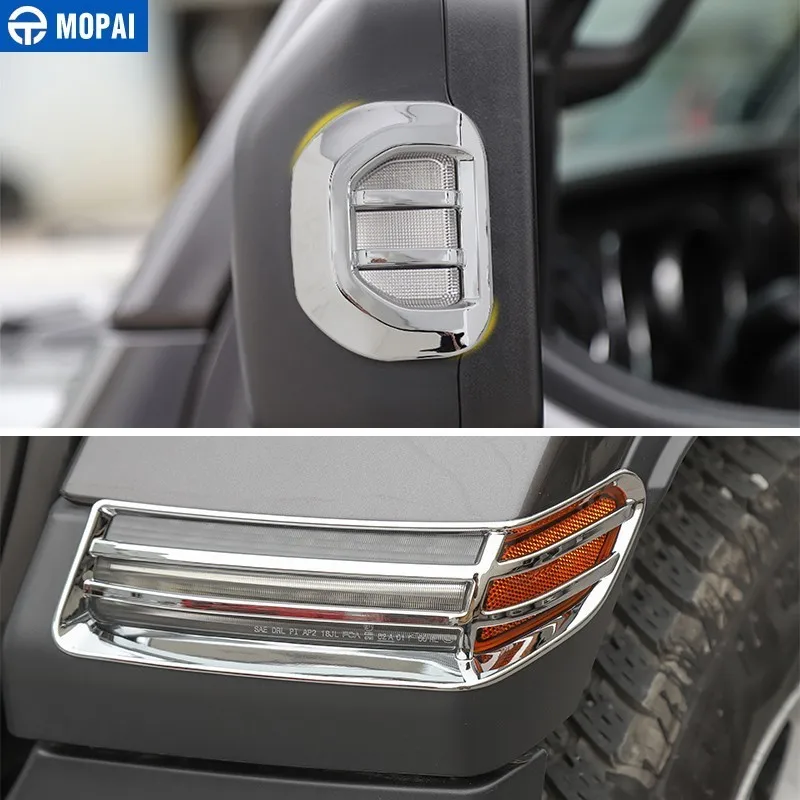 Автомобильные колпачки MOPAI для Jeep Wrangler JL 2018 + ABS автомобильные лампа зеркала