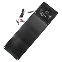 21W Solar Panel+Foldable Solar Charger For Mobile Pohone/12V Battery Car Charger Dual Usb5V And Dc18V Output