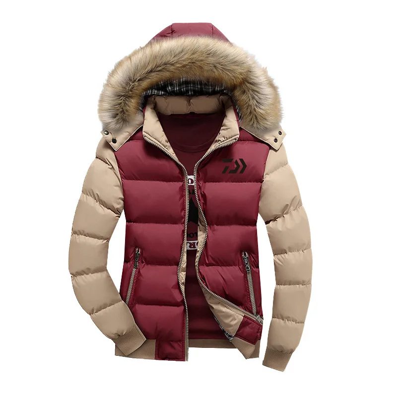 9 цветов, теплая зимняя одежда для рыбалки, Новое мужское хлопковое пальто, куртка для рыбалки, толстая ветрозащитная спортивная куртка для улицы