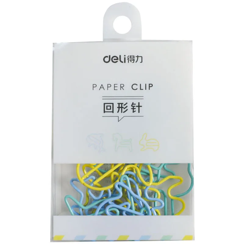 SIXONE Lovely Paper Clip Originality Cartoon Colour Metal Clip Bookmark Mix To Work In An Office Stationery