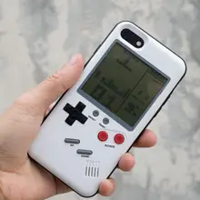 AU Ретро настоящая игровая консоль Play Gameboy Tetris чехол для телефона для iPhone 6S 7 8 Plus Чехлы для мобильных телефонов