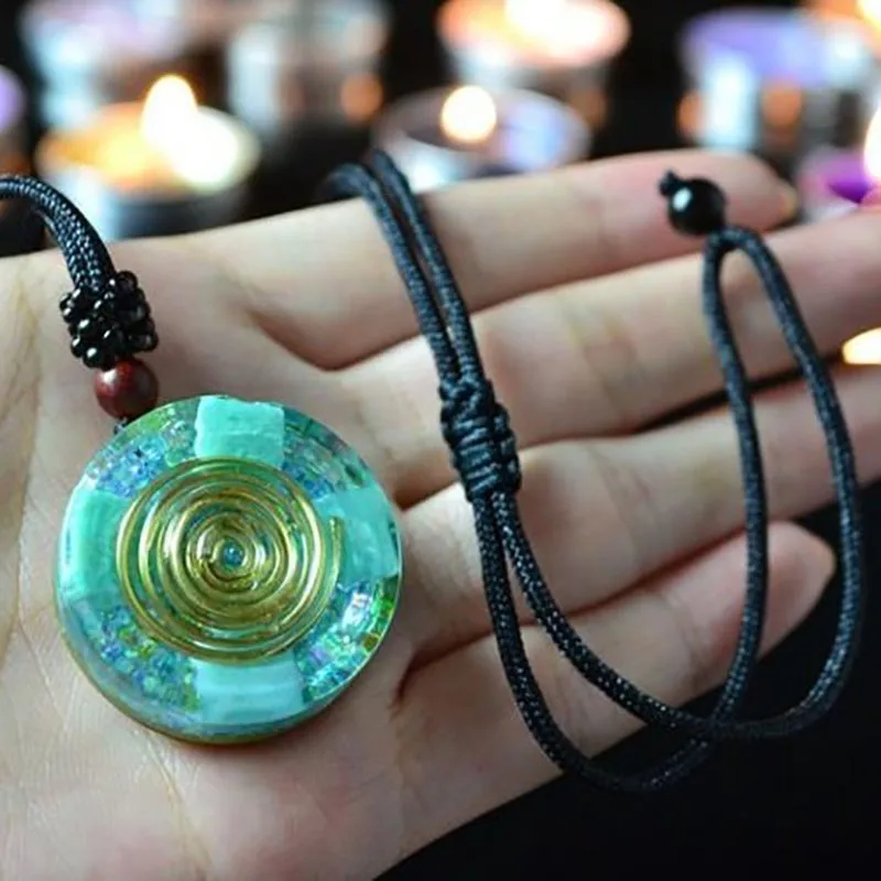 Элитный оргонит Aura Crystal натуральный кулон энергия радиации Кристалл ювелирные