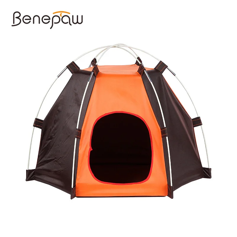 

Benepaw Outdoor Waterproof Dog Cat House Foldable Tent For Dog Small Removable Portable Puppy Pet Tent Resistant To Bite
