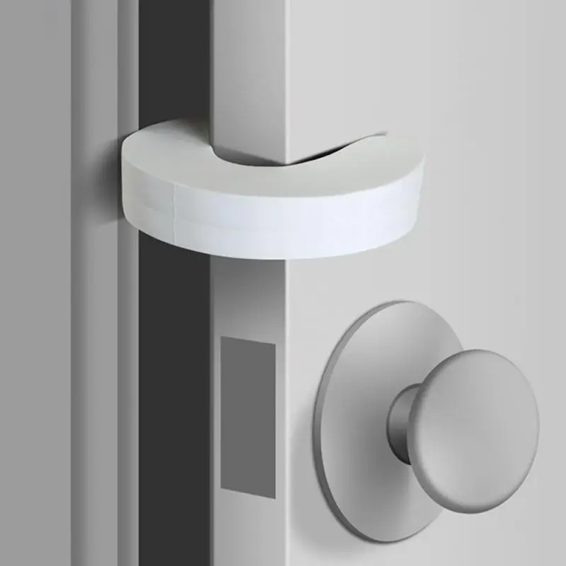 

6pcs White EVA Jammer Stop Door stopper holder lock Baby Kids Safety Guard Finger Protect
