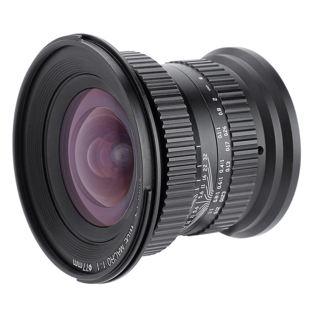 Макро объектив для камеры Canon E F макро Nikon 15 мм F4.0 ручная фокусировка полная