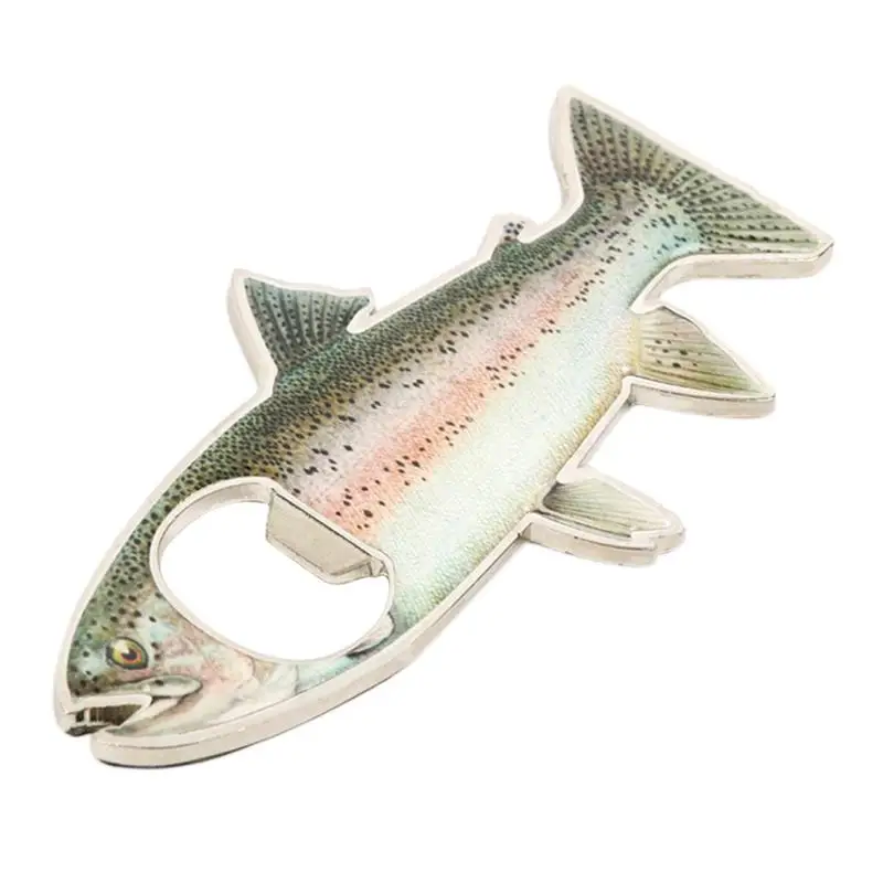 

Trout Fish-shaped Bottle Opener Refrigerator Magnet Beer Bottle Opener& Refrigerator Decoration