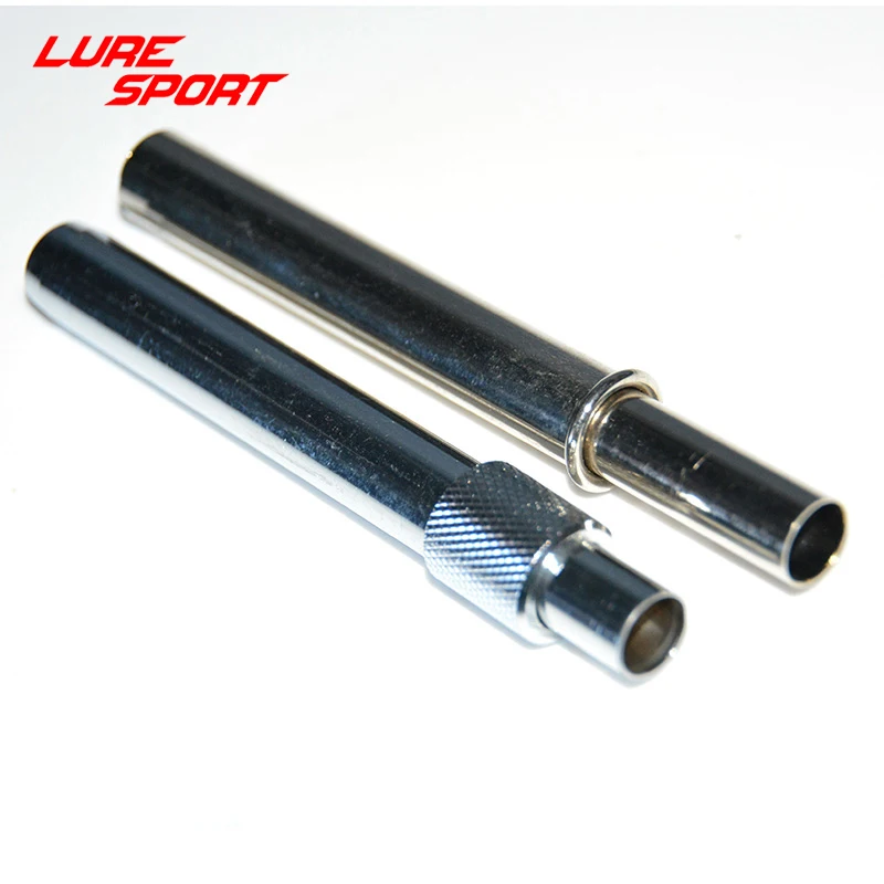 LureSport 2 sets Brass Ferrules Chrome Plated Rod connecting tube Fishing  Rod Building Component Repair Pole DIY Accessory