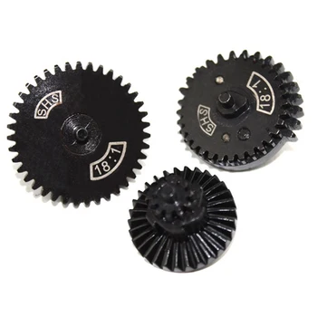 

SHS 18/1 Straight Tooth Steel Gear Set for JM Gen.8/for JM Gen.9 Water Gel Beads Blaster Modificaton and Upgrade - Black