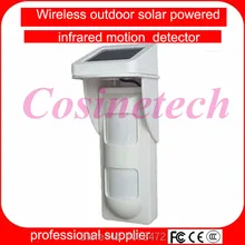 433/315 Mhz наружный инфракрасный детектор, солнечный питомец безвредный датчик защищенности PIR с литиевой батареей, двойной элемент обнаружения