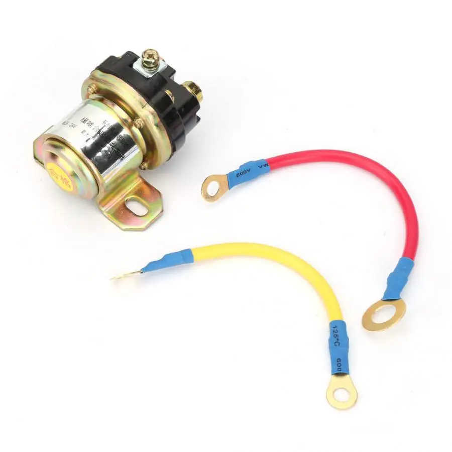 

Deceleration Starter Relay 24V 150A Motor Starter Relay Silver Contact Load 150A latching relay