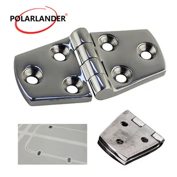 

1 Piece Strap Butt Hinge marine grade 6 Holes Deck Door Hatch Locker 76*38MM 316 stainless steel Hardware for Boat Marine