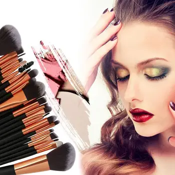 

Pro 22Pcs Makeup Brushes Set Comestic Powder Foundation Blush Eye Shadow Eyeliner Lip Beauty Make Up Brush Tool Maquiagem