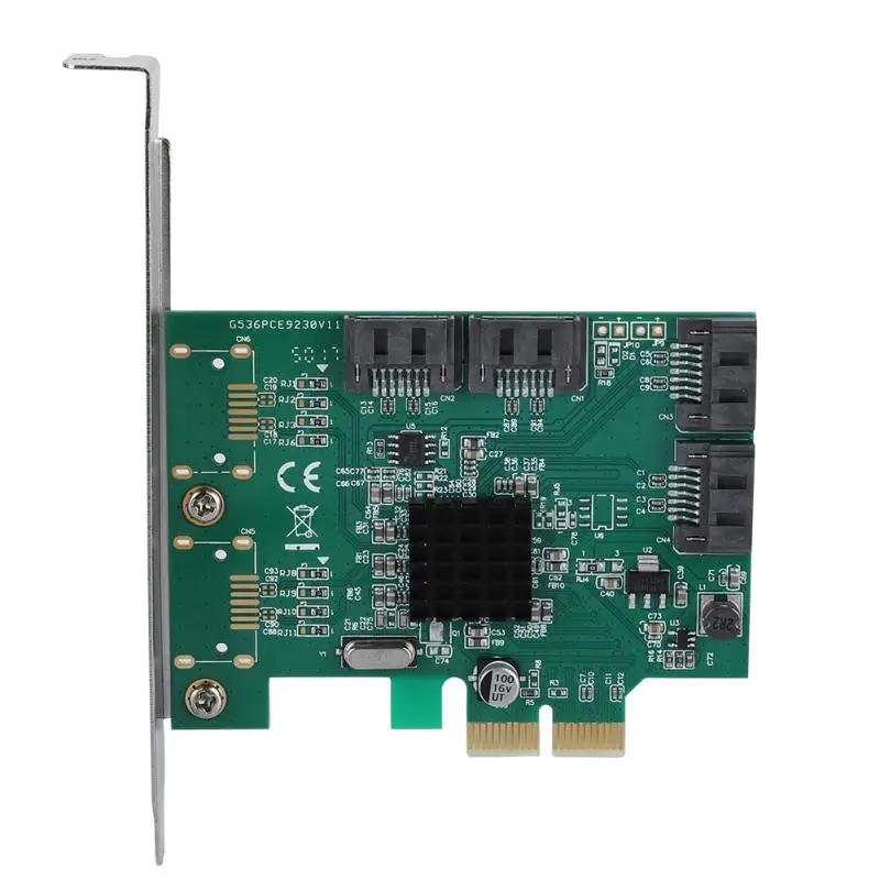 Стабильный сигнал SATA3 PCI E к SATA3.0 карта расширения SATA III (6 Гбит/с) 4 портовая RAID