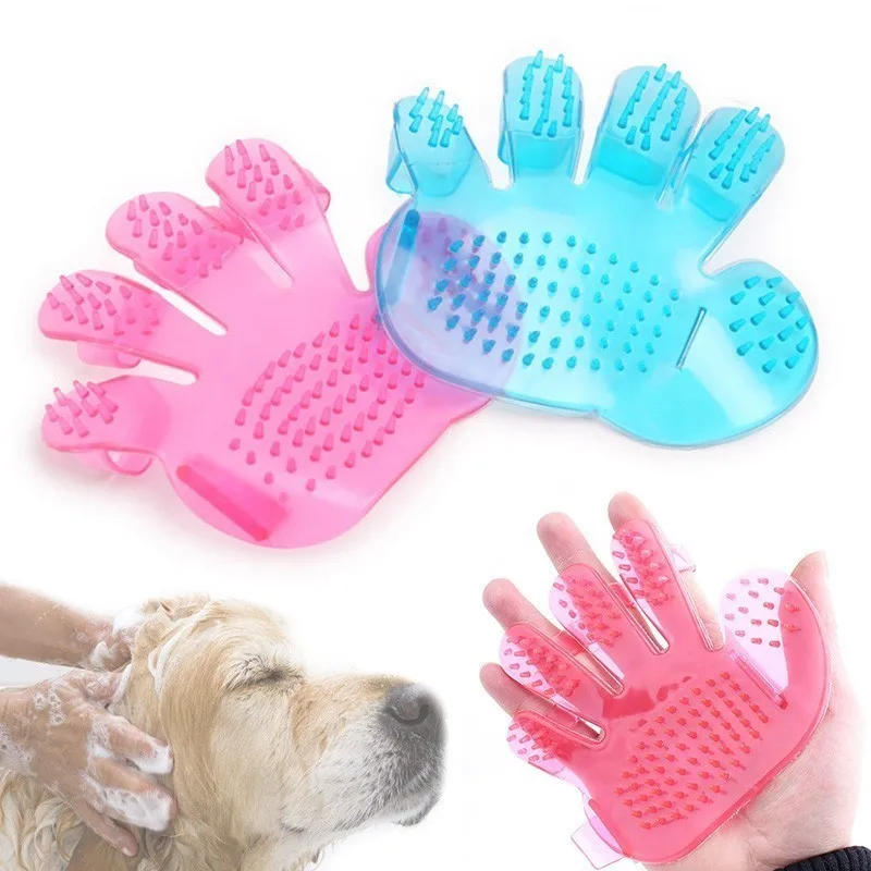 Резиновая щетка для собак, кошек, перчатка для ухода за домашними животными, перчатка для эффективной чистки домашних животных, кошек, собак, перчаток для ванны, расчески для собак