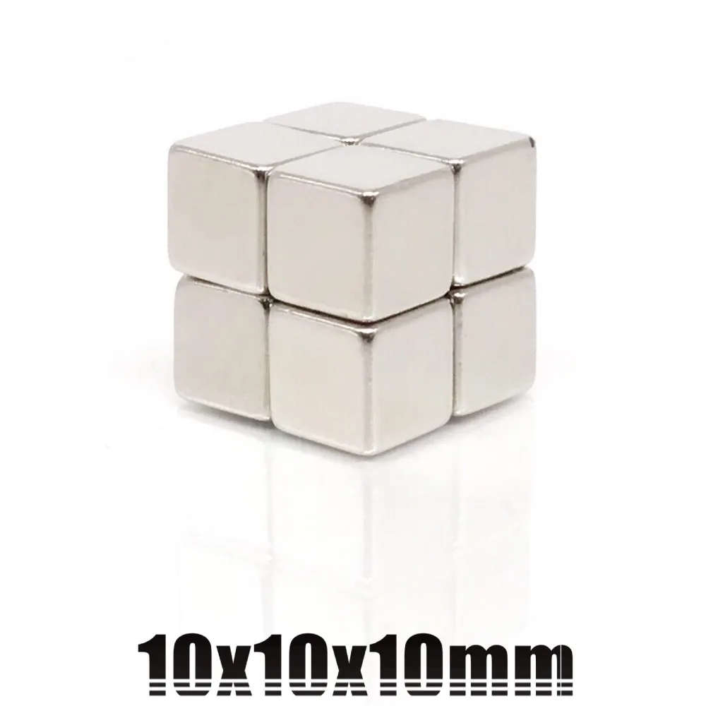 

100pcs 10x10x10 mm Strong Rare Earth Block square Neodymium Magnets 10x10x10mm strong magnet mmmx10mmx10mm 10x10x10 10*10*10