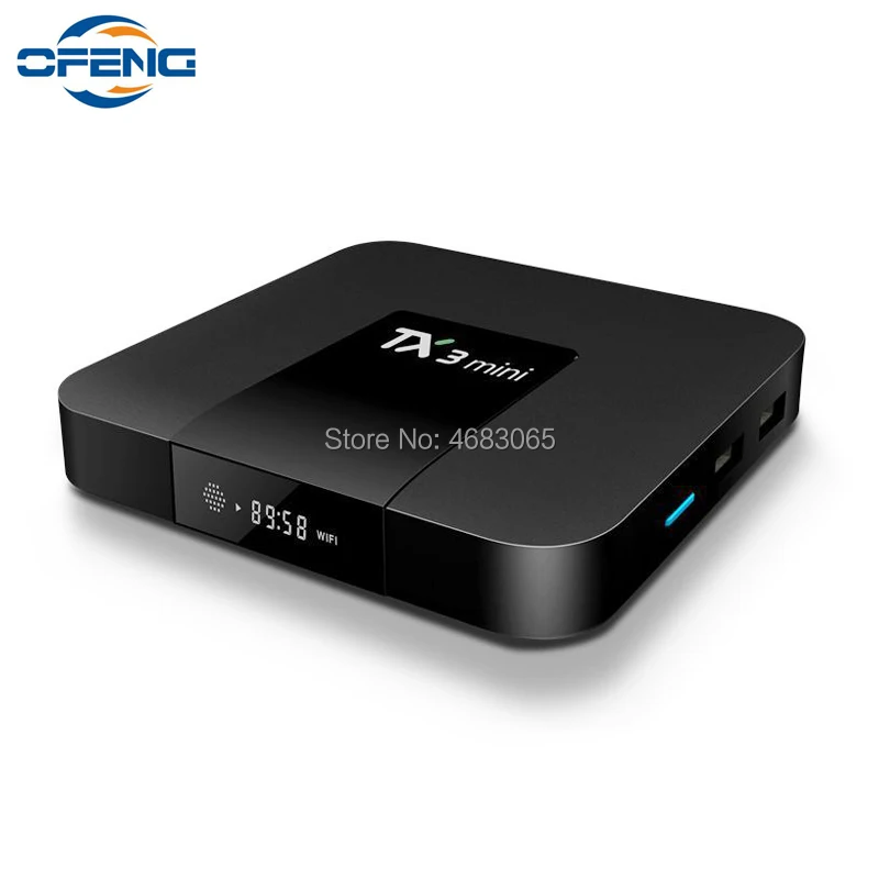 TX3 Мини Android 7 1 Smart TV BOX 2 Гб 16 четырехъядерный процессор Amlogic S905W телеприставка H.265 4K