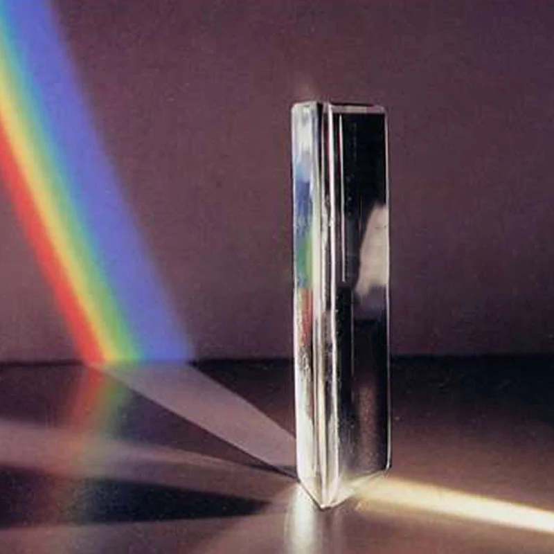K9 оптическое стекло треугольная призма оптического спектра стекло для фотографии физики обучающий эксперимент