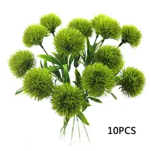 10 шт. моделирование с изображением одуванчиков пластик Цветочная композиция Садоводство домашний интерьер рабочего искусственная вечерние Diy украшения