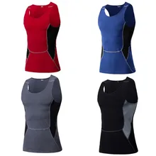 Фитнес Без Рукавов базовые тугие рубашки азиатские мужчины s 1 шт спортивный топ 1X мужские спортивные рубашки компрессионные
