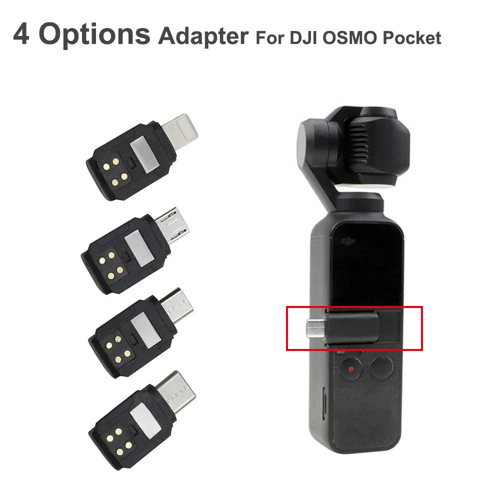 DJI Osmo Карманный Дата разъем Micro Usb тип-c освещение Android Plug Line адаптер ручные аксессуары gimbal