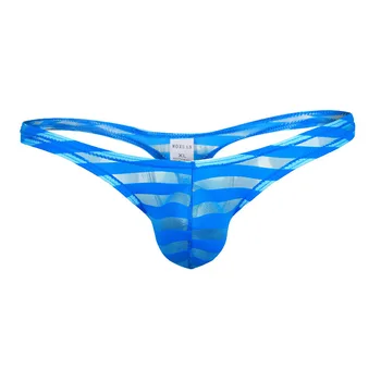 

Men Sexy Underwear Mesh Transparent Men's G-Strings Thongs Men Fashion Jockstrap Mini Briefs Bikini T-back Tangas De Hombre
