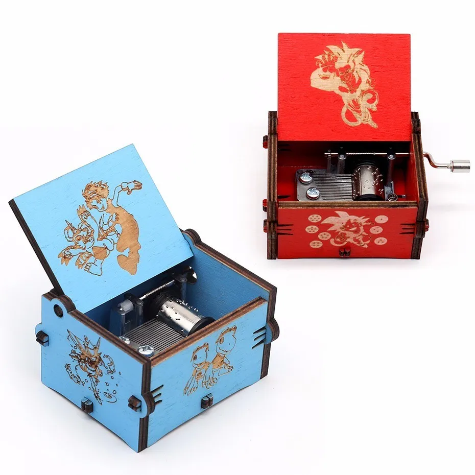 Nueva moda juego de bolas de dragón rojo de tronos Luna Rive caja de música de madera regalo Star Wars caja de música regalos de recuerdo Nueva moda juego de bolas de dragón rojo de tronos Luna Rive caja de música de madera regalo Star Wars caja de música regalos de recuerdo