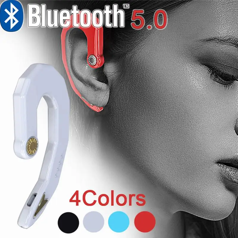 Bluetooth 5,0 новая костная проводимость ухо подвесной автомобиль Bluetooth гарнитура Мини вождение беспроводная Bluetooth гарнитура высокого качества