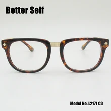 PC очки Женские винтажные оптические оправа для очков могут сделать близорукость квадратные очки беттер Селф сток L2171