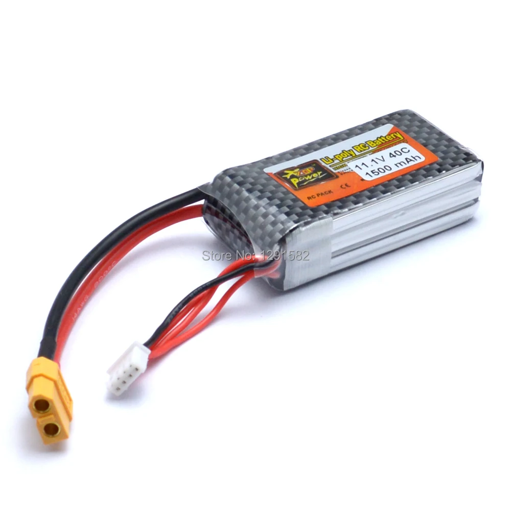 Reachargeable ZOP Power 11 1 В 1500 мАч 40C 3S Lipo Battery XT60 разъем для радиоуправляемой модели