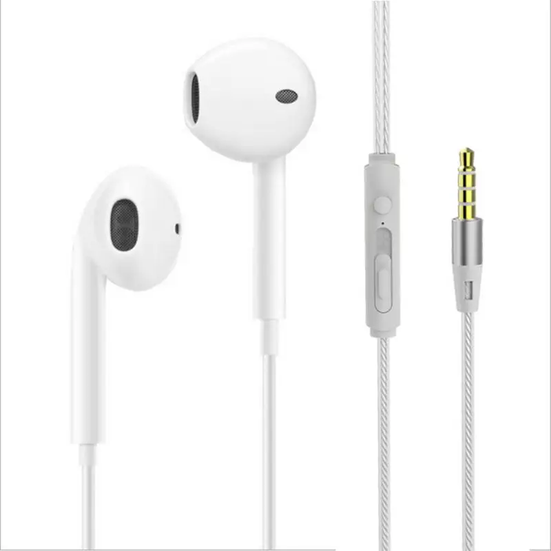 Наушники вкладыши сабвуфер наушники с микрофоном Музыка гарнитура для IPhone6 IPhone5/4