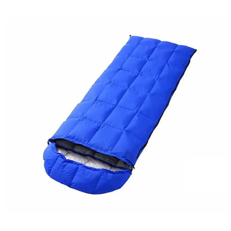 

Outdoor Adult Camping Sleeping Bag Filled With White Duck Down Thermal Sleeping Bag Outdoor Travel Black Red Blue Green