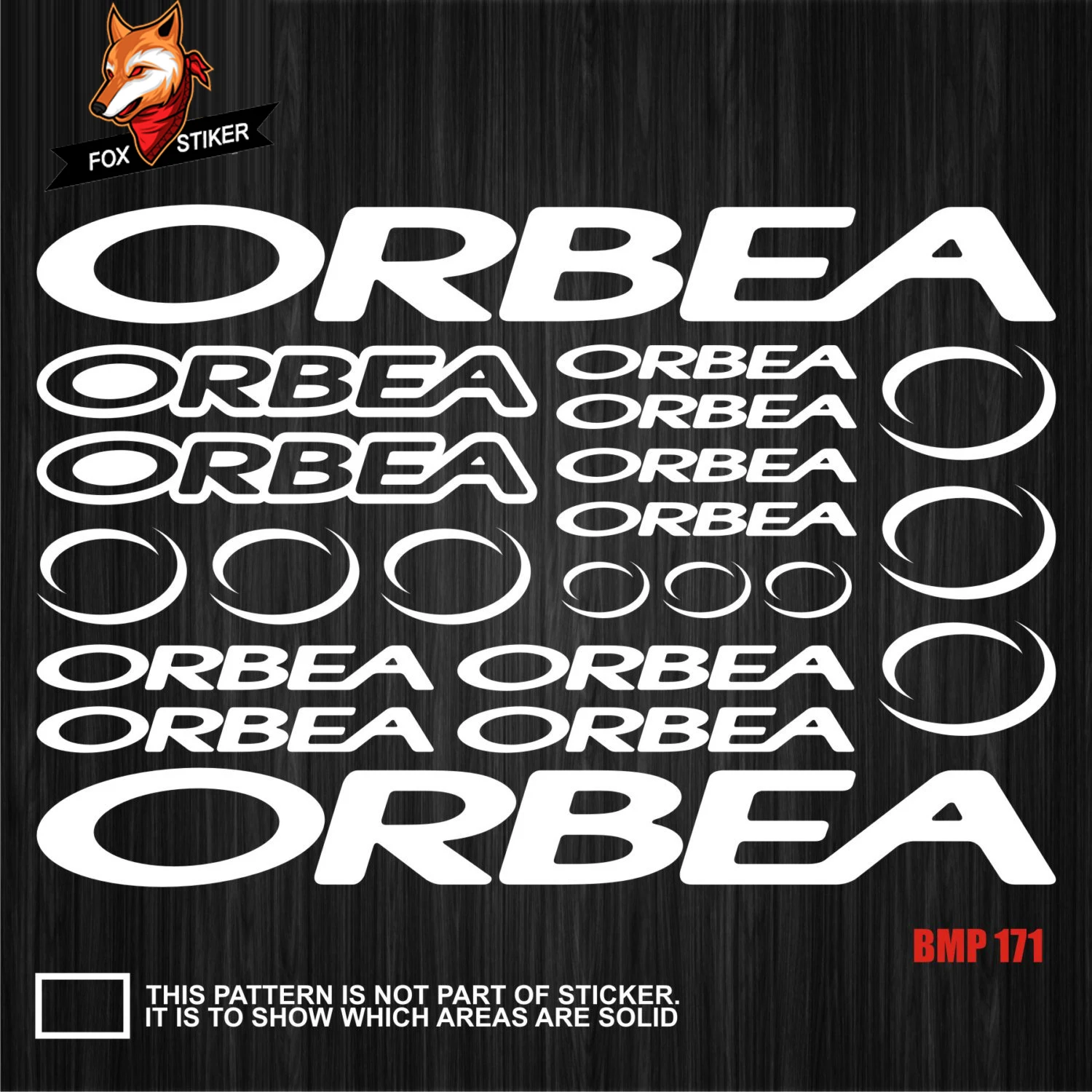 Bicycle Decal Sticker Frame Stickers Protection Road Mountain Bike 150mm x 1m