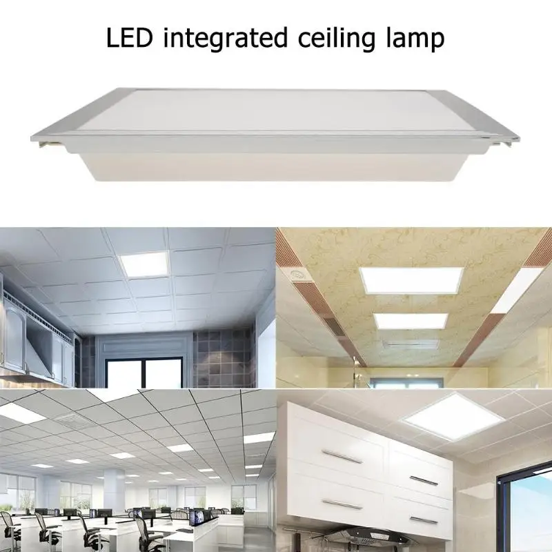 18 W 220 V Aluminium Acryl Led-panel Licht Led Decke Lichter Bad Küche Decke Lampe Hohe Helligkeit Dropshipping Ausgezeichnet Im Kisseneffekt Lampen & Schirme Licht & Beleuchtung