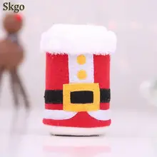 Узор подарок Новая Рождественская бутылка наряд стол мульти вечерние бирки для украшения Рождество милый чехол напиток