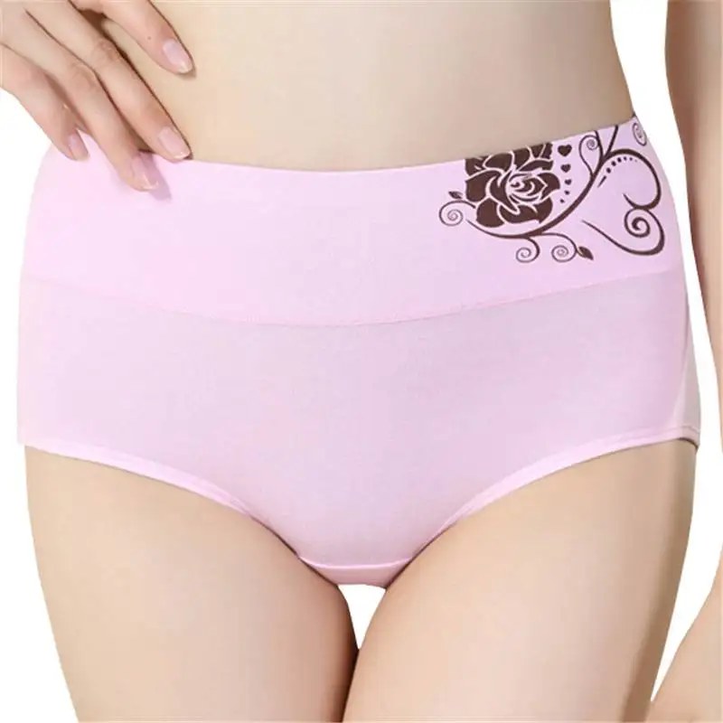 High Waist Full Hips Cotton Panties Women Seamless Breathable Multipack Panties Everyday