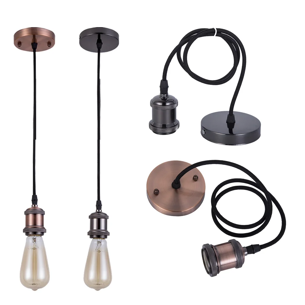 

Wholesale Price Vintage E27 Socket Aluminum Retro E27 Lamp Holder for Led Bulb holder Led Lamp Base