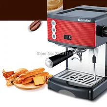 Дешевая цена для домашнего использования итальянская кофе-машина Полуавтоматическая эспрессо кофеварка 15 бар давление паровой молочной пены Эспрессо Машина