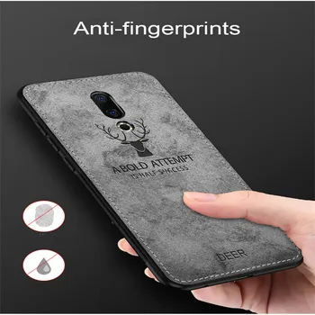 

Meizu M8 Note M6Note Colored Fabric Deer Cloth Matte Case Cover For Meizu M5 M6 M5S Note M6T M6S 16X 16th 16 Plus M8 Lite Note