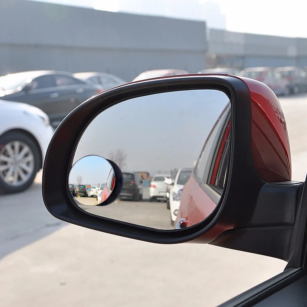 HD 360 градусов вращающееся широкоугольное круглое выпуклое Автомобильное Зеркало