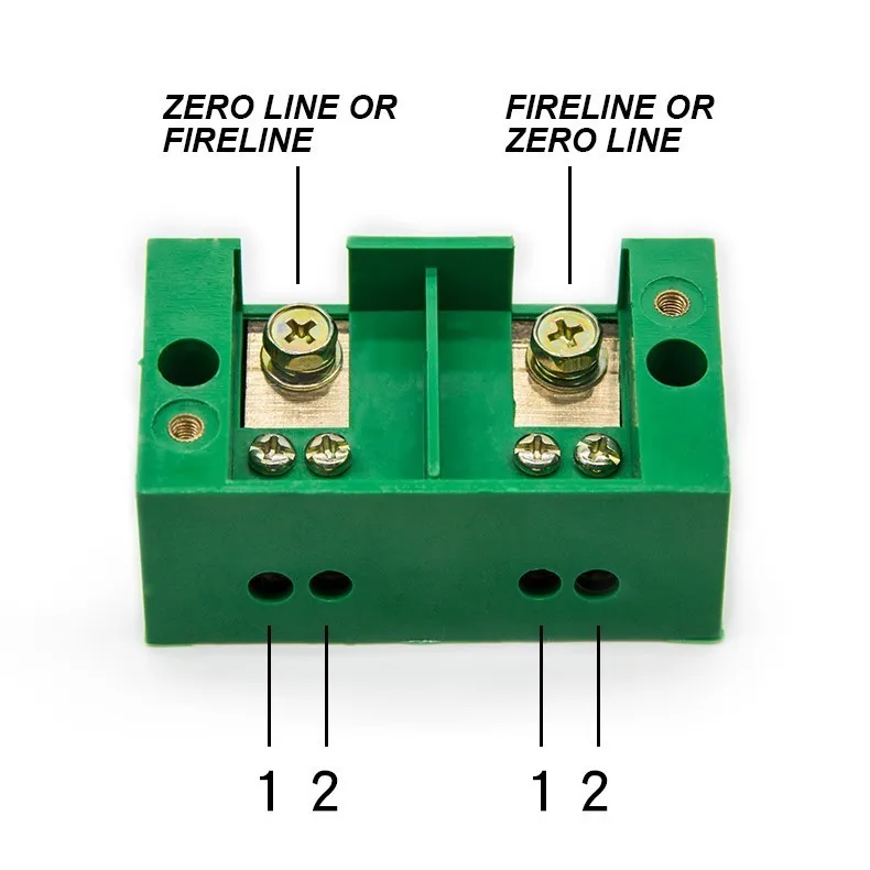 Клеммная колодка Green FJ6 2 in 4 out Соединительная коробка для проводов двухрядный