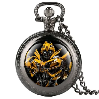 

Pokemon Personalized Boy's Pocket Watch Unique Cartoon Pattern Quartz Pocket Watches for Kids Creative Gift Necklace Pocket Wat