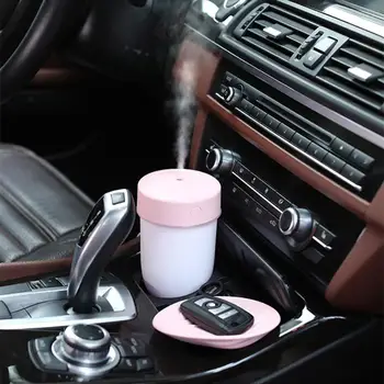 

1.5W 380ml Air Humidifier USB Aroma Diffuser LED Night Light Essential Oils Diffuser Vehicle Air Purifier Freshener for Home