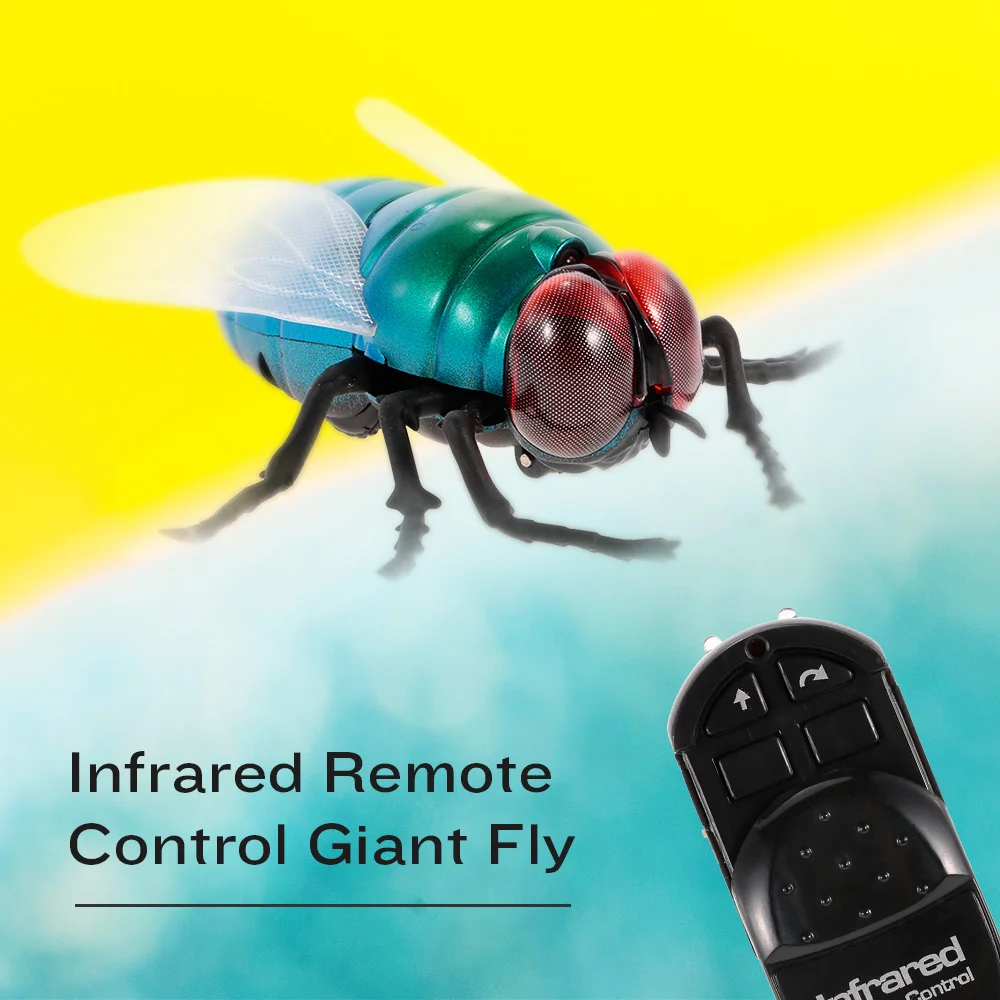 

Infrared Remote Control Simulation Giant Fly RC Insect Animal Toy Present Gift with 3 battery kids Funny Playing robot toys