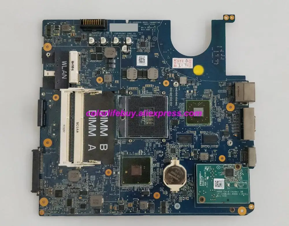 

Genuine CN-0MK95D 0MK95D MK95D HD4500 512MB PM55 Laptop Motherboard Mainboard for Dell Studio 1457 Notebook PC