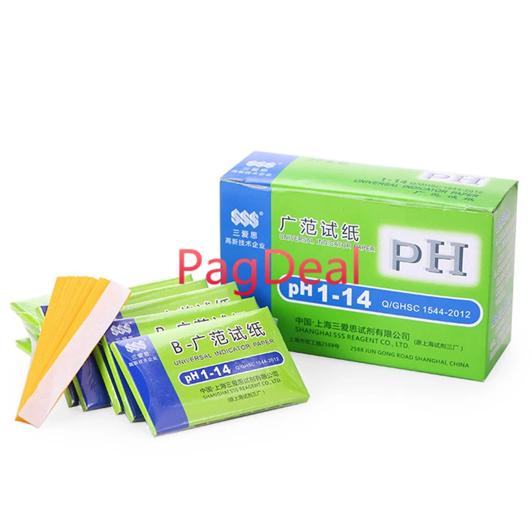 80x PH Paper Strips Litmus Tester Full Range 1-14 pH Alkaline Acid Tropical Fish Tank Water Test Strips