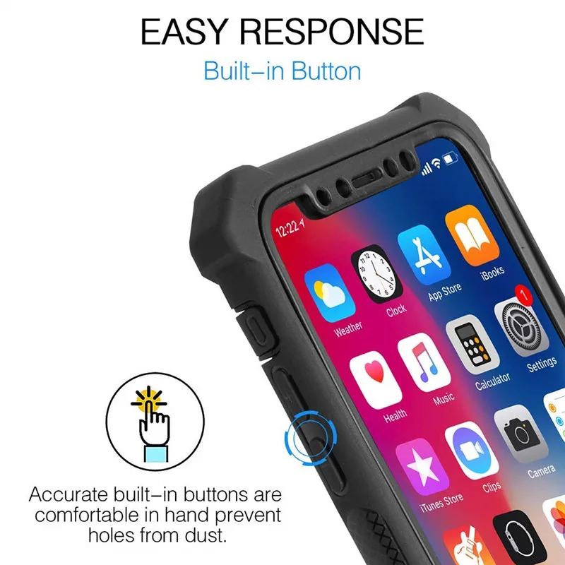 360 Degree Corner Cushion Shockproof Phone Case For iPhone X XR XS Max 6 6S 7 8 Plus 5S 5 SE Cover Shell TPU Protection Cases