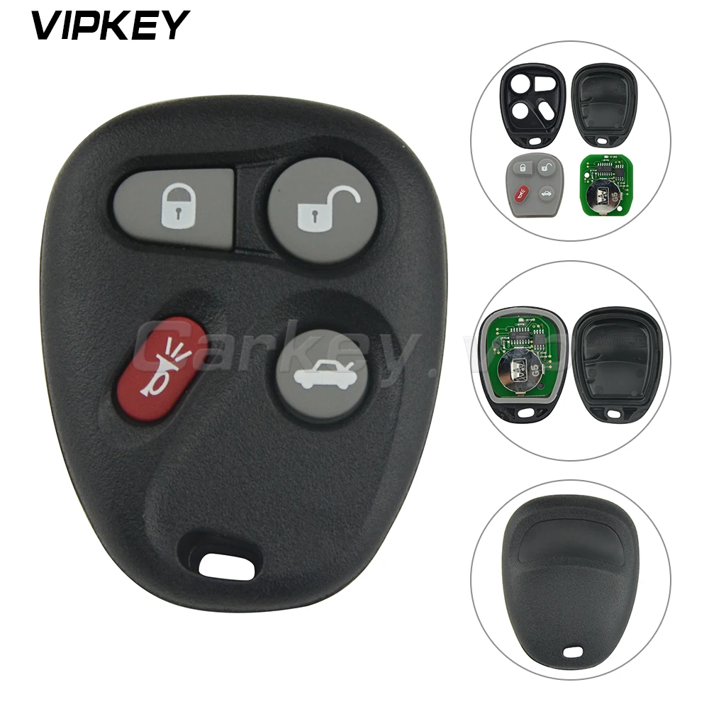 

Remotekey 4 button 315Mhz for GM Pontiac Chevrolet Cadillac Buick 2001 2002 2003 2004 2005 auto smart key KOBUT1BT